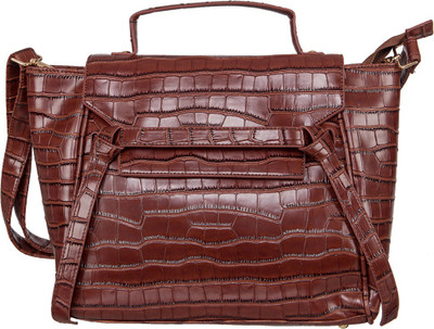 

peaubella Hand-held Bag(Brown)