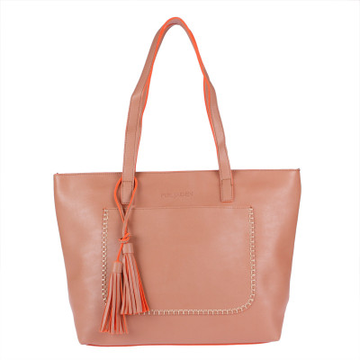 

Fur Jaden Tote(Beige)