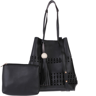 

Fur Jaden Tote(Black)