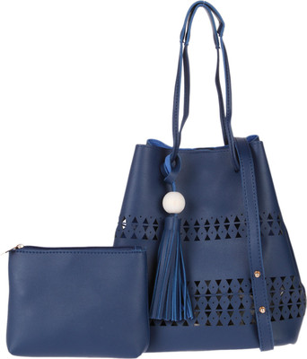 Fur Jaden Tote(Blue)