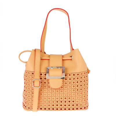 

Fur Jaden Tote(Yellow)