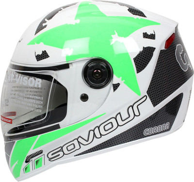 

SAVIOUR GTX GRAPHICS Motorbike Helmet(White