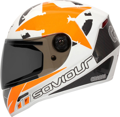 

SAVIOUR GTX GRAPHICS Motorbike Helmet(White