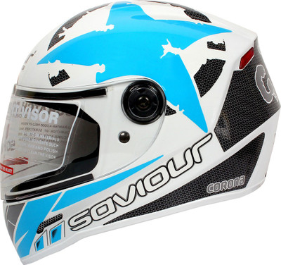 

SAVIOUR GTX GRAPHICS Motorbike Helmet(White