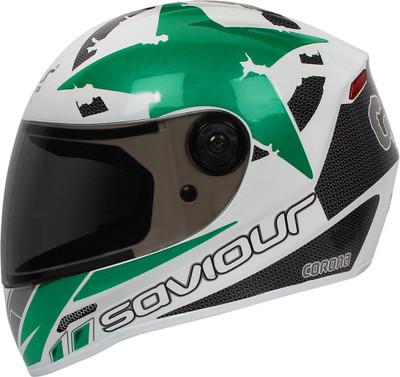 

SAVIOUR GTX GRAPHICS Motorbike Helmet(White
