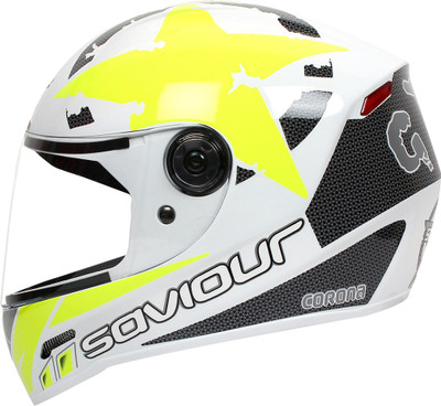 

SAVIOUR GTX GRAPHICS Motorbike Helmet(White