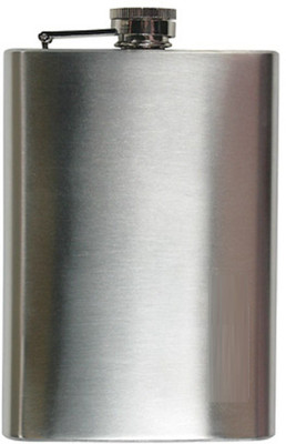 

VibeX ™ Luxury Stainless Steel Pocket Hip Flask Alcohol Whiskey Liquor Screw Cap Wine Bottle Stainless Steel Hip Flask(240 ml)