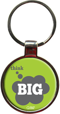 

QuoteSutra Think Big Inspiring Quote Metal Key Chain