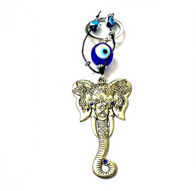 

Niteo Ganpati Ganesh Ekadanta Evil Eye Key Chain