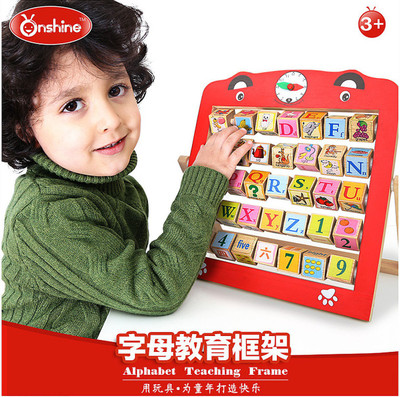 

Tickles Multi Wooden Alphabet Teaching Frame- The Fun Way to Learn Letters and Numbers for Kids 2 yrs Plus(Multicolor)
