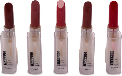

TIANNUO LIPSTICK COMBO 5 PICS NO 7(MULTICOLOR)