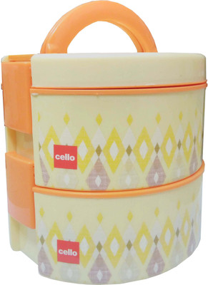 

Cello MY DECKER 2 Containers Lunch Box(800 ml), Orange