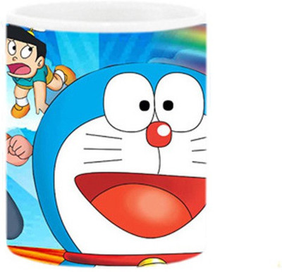 

Ashvah Mug163 Ceramic Mug(350 ml), Multicolor