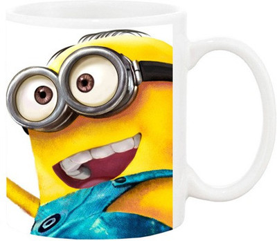 Ashvah Mug048 Ceramic Mug(350 ml), Multicolor