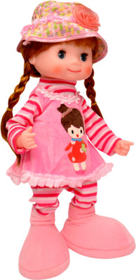 

Toyshine Cute Action Sensor Doll Singing Multiple Rhymes in "HINDI"(Multicolor)