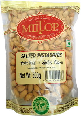 

MilTop Salted nuts Pistachios(500 g, Pouch)