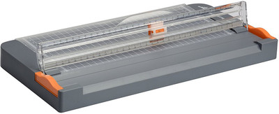 

Chrome A4 Paper Cutter with Built- in Stationery Case Plastic Grip Hand-held Paper Cutter(Set Of 1, Grey)