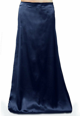 PKYC AM-NavyBlue40 Satin Blend Petticoat(Large)