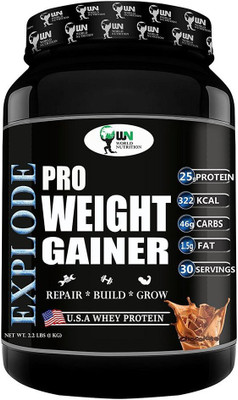 

World Nutrition Pro Weight Gainers/Mass Gainers(1 kg, Chocolate)