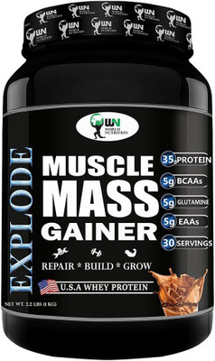 

World Nutrition Muscle Weight Gainers/Mass Gainers(1 kg, Chocolate)
