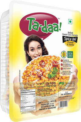 

Tadaa Sweet Corn Kernels -CHEESE & HERBS (Pack Of 9) 225 g