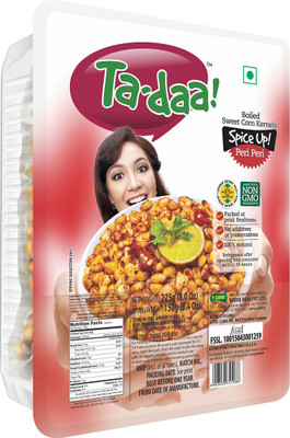 

Tadaa Sweet Corn Kernels PERI PERI (Pack of 9) 225 g