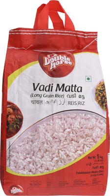

Double Horse Vadi Matta Brown Jyothi Rice (Long Grain, Boiled)(5 kg)