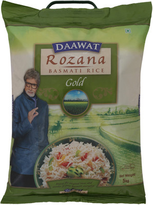 

Daawat Rozana Gold Basmati Rice (Medium Grain)(5 kg)
