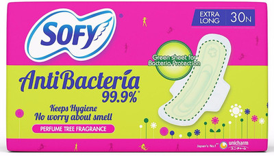 

Sofy Anti Bacteria Extra Long Sanitary Pad(Pack of 30)