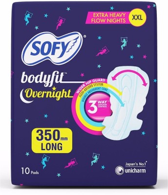 

Sofy Bodyfit Overnight XXL Sanitary Pad(Pack of 10)