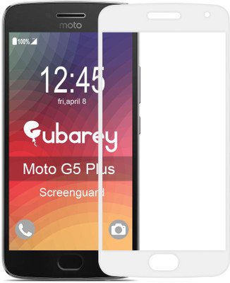 

GUBAREY Screen Guard for Motorola Moto G5 Plus, White