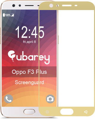 

GUBAREY Screen Guard for OPPO F3 PLUS, Golden