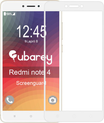 GUBAREY Screen Guard for Mi Redmi Note 4, White