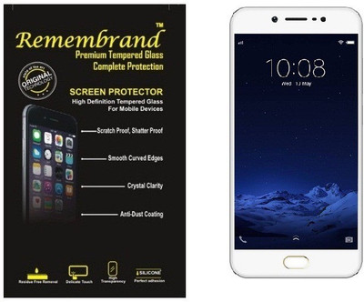 Remembrand Tempered Glass Guard for Vivo V5(Pack of 1)
