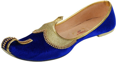 

Ramraj Wedding & Sherwani Slip On For Men(Blue