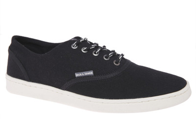 Jack & Jones Canvas Shoes For Men(Black, Anthracite