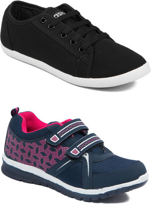 

Asian BUTTERFLY-02 & SPICY-51 Running Shoes For Women(Navy, Black