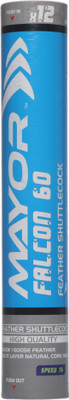 

Mayor FALCON 60 Feather Shuttle - White(Medium slow, 76, Pack of 12)