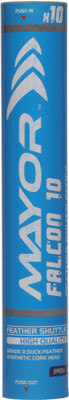 

Mayor FALCON 10 Feather Shuttle - White(Medium Slow, 76, Pack of 10)