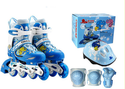 

TRIUMPH SKATES Cougar SKT-RC-BLUEM In-line Skates - Size 34-37 Euro (Blue) In-line Skates - Size 2.5-5 UK(Blue), Multicolor