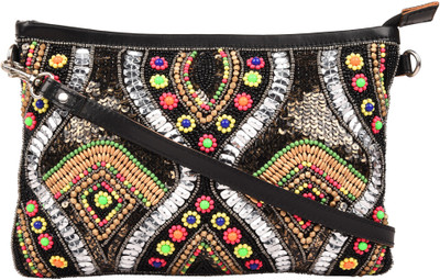 

Anekaant Women Casual Multicolor Beads Sling Bag