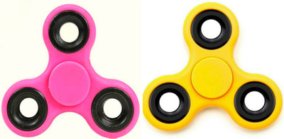 

Lata Lata Set of 02 Fidget Spinner Yellow & Pink(Yellow, Pink)