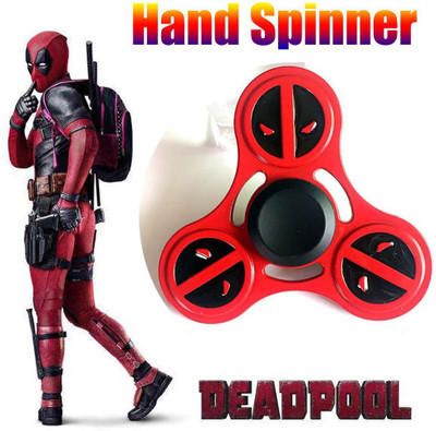 

VibeX ® Marvel Xmen Deadpool Hand Finger Spinner Focus Stress Reducer Desk Toys(Multicolor)