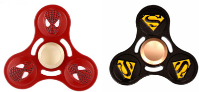 

Montez America Super Hero Metal Fidget Spinner Toy Set of 2(Multicolor)
