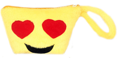 

Tickles Love Heart Multipurpose Pouch - 20 cm(Yellow)