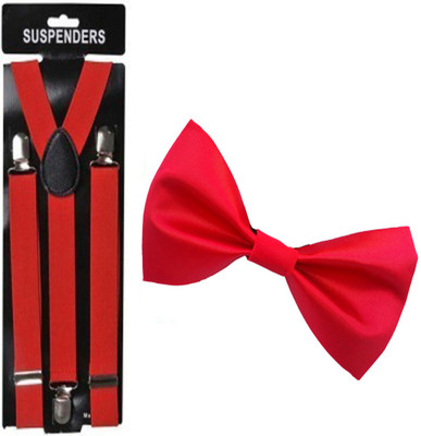 

Sun Shopping Y- Back Suspenders for Men, Women(Red)