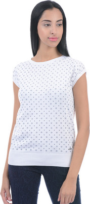 

Pepe Jeans Printed Women' Round Neck White T-Shirt
