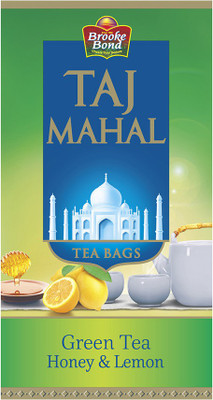 

Taj Mahal Honey Lemon Green Tea Bags(25 Bags, Box)
