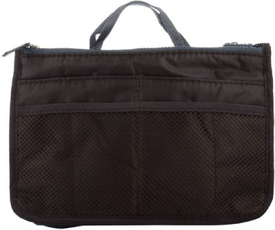 

vepson Cosmetic Pouch(Brown), Black