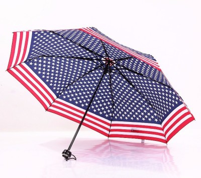 

VibeX ™ American Flag Mini Pocket with Capsule Case Sun Protection Water-Repelling Umbrella(Multicolor)